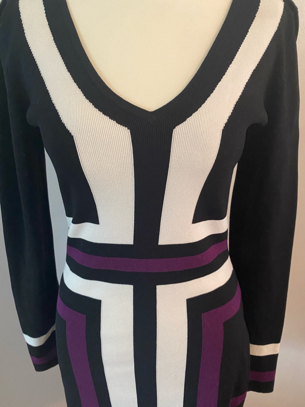 INC size small geometric pattern dress - Picture 2 of 5